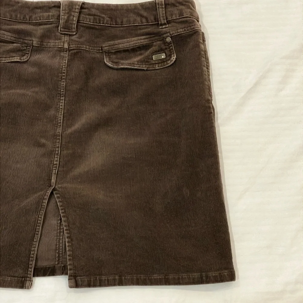 Point zéro women’s size 13 corduroy Classic Brown Skirt - Picture 6 of 14